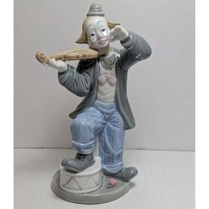 Paul Sebastian Clown Figurine Vintage 1992 Porcelain De Cuernavac  Violin EUC